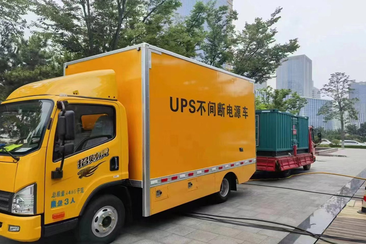 发电机租赁施工现场