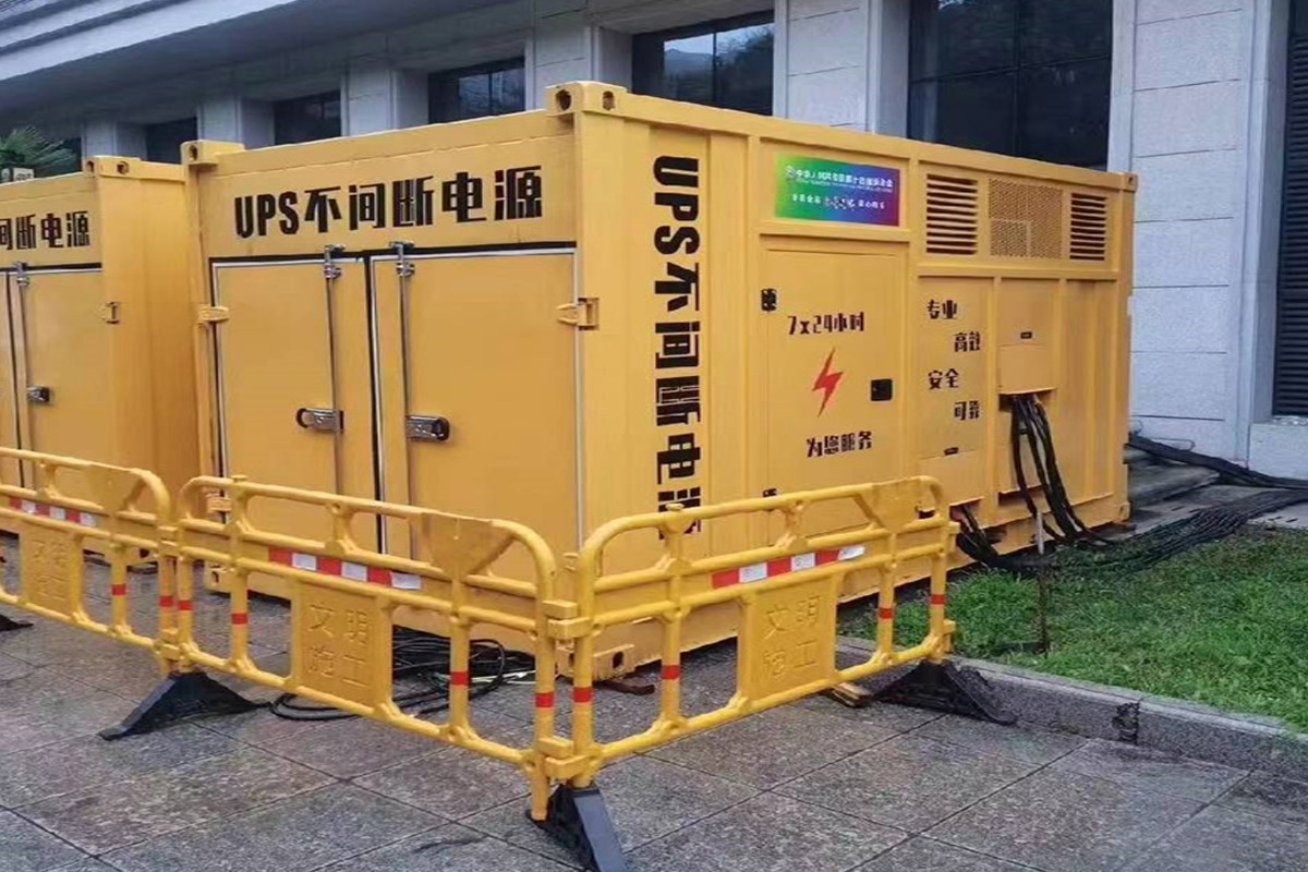 发电机租赁施工现场